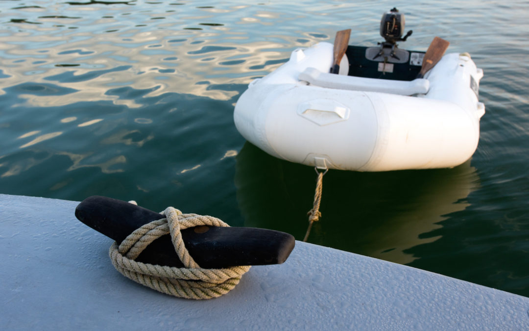 Towing a Dinghy Done Right | Quimby's Cruising Guide